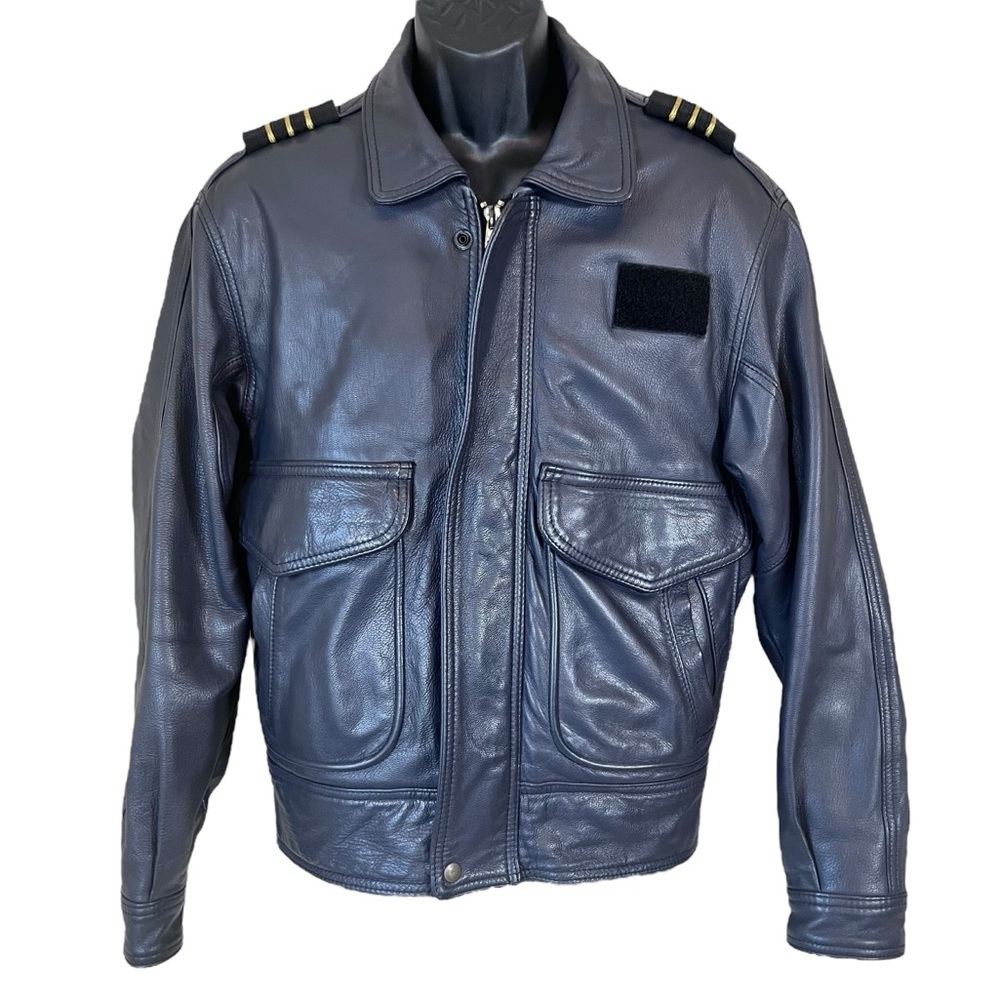 Perrone Leather Professional Aviator’s Flight Jacket